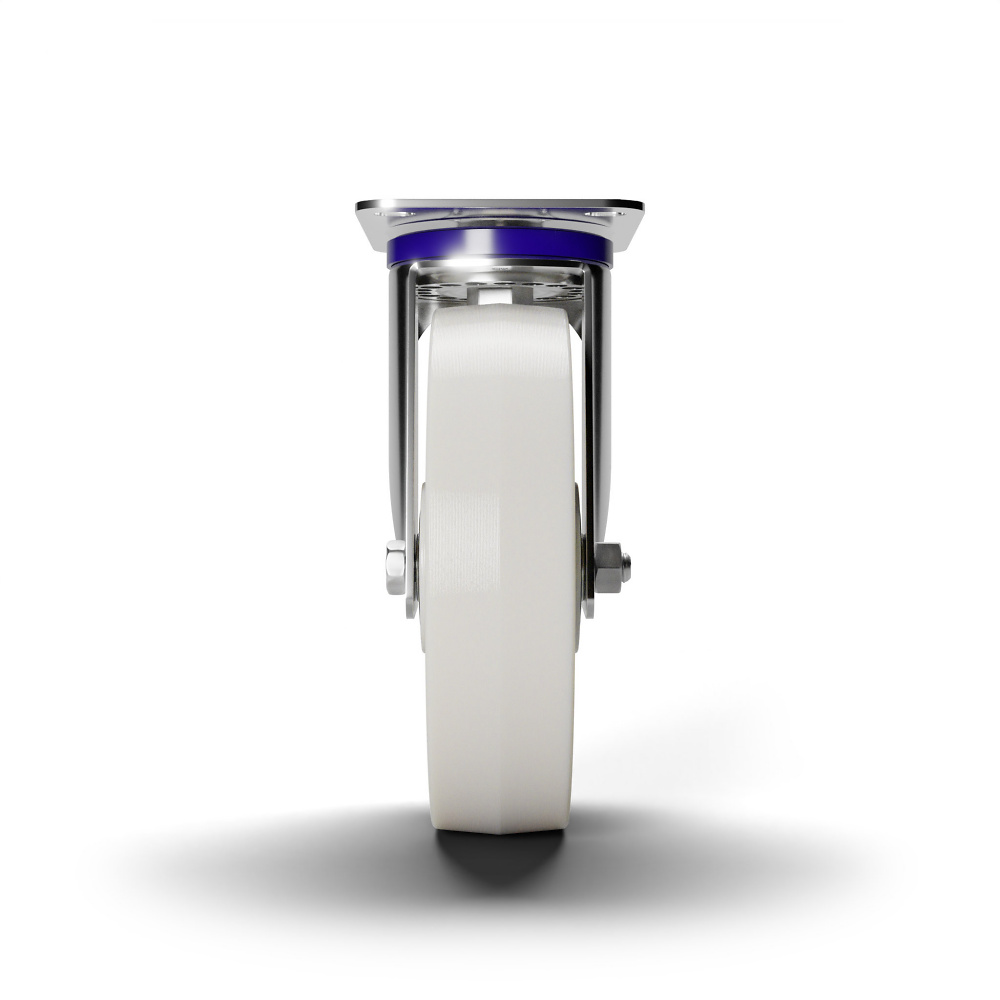 Lenkrolle INOX, mit Polyamid Rad, Kugellager