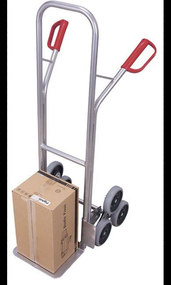 Aluminium Treppenkarre, 2 dreiarmige Radsterne