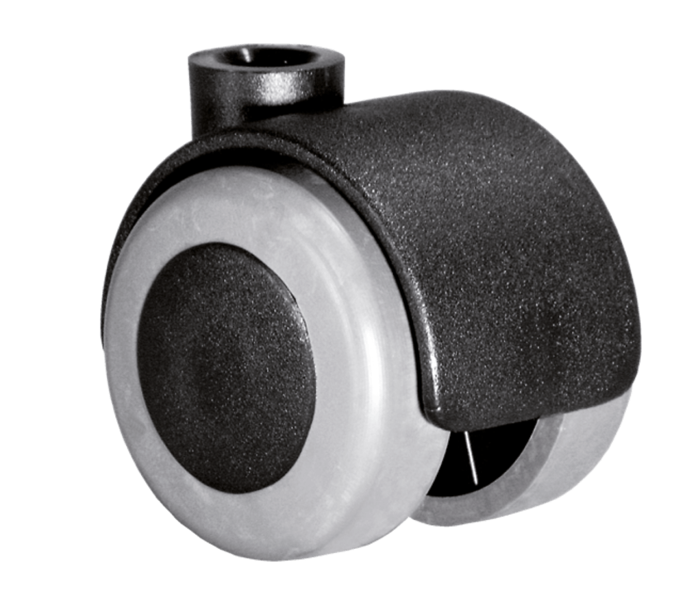 Doppelrolle schwarz, ohne Befestigung