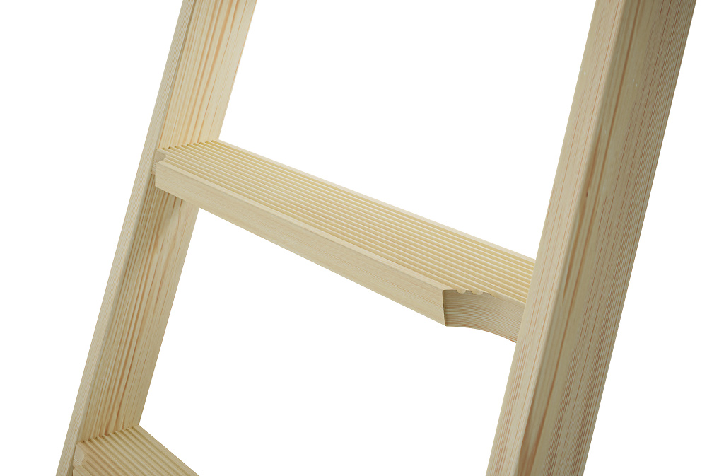 Escabeau double en bois H80 HAILO