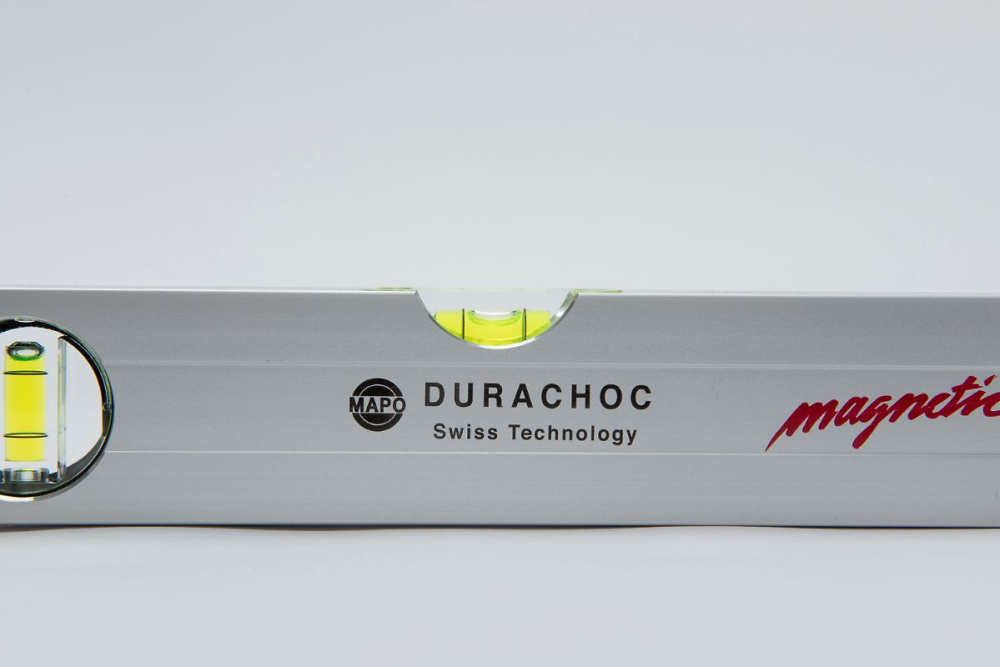 Niveau &agrave; bulle Durachoc 40 cm &agrave; 80 cm 2 libellules double magn&eacute;tique