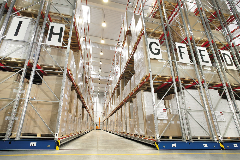 Paletten Verschieberegale