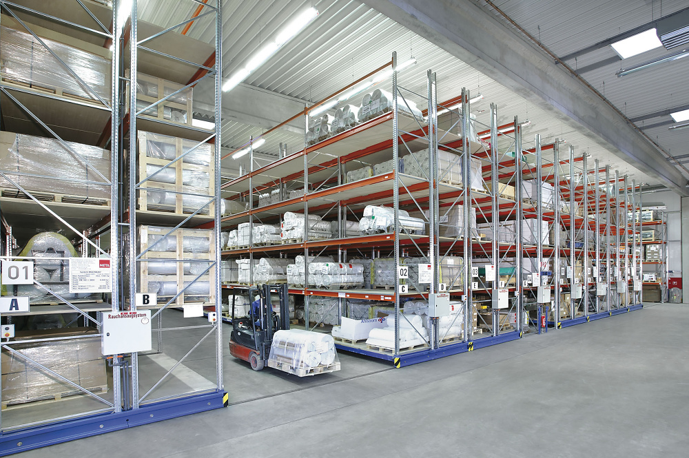 Paletten Verschieberegale