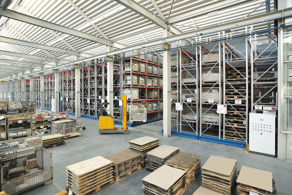 Paletten Verschieberegale