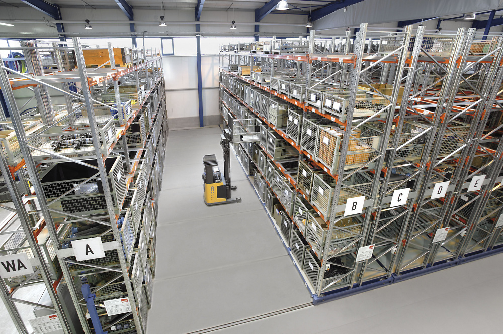 Paletten Verschieberegale