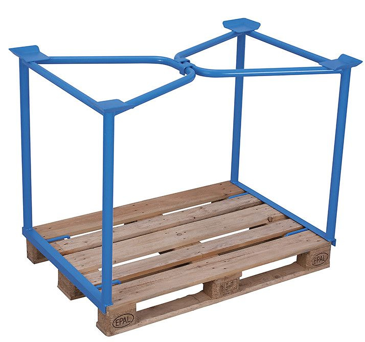 Palettenaufsatz Typ 65, 2 Stabilisierungsrohre