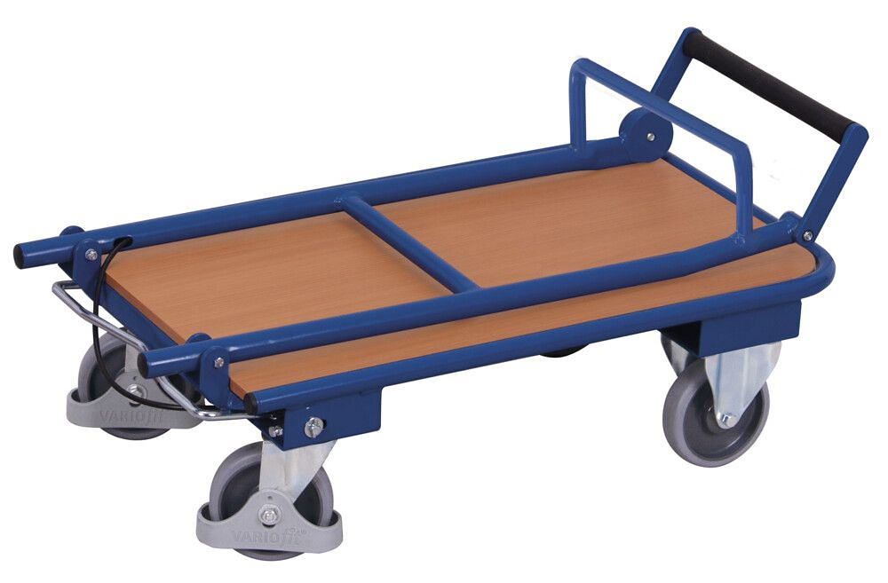 Chariot &agrave; dossier repliable avec sys&egrave;me de blocage