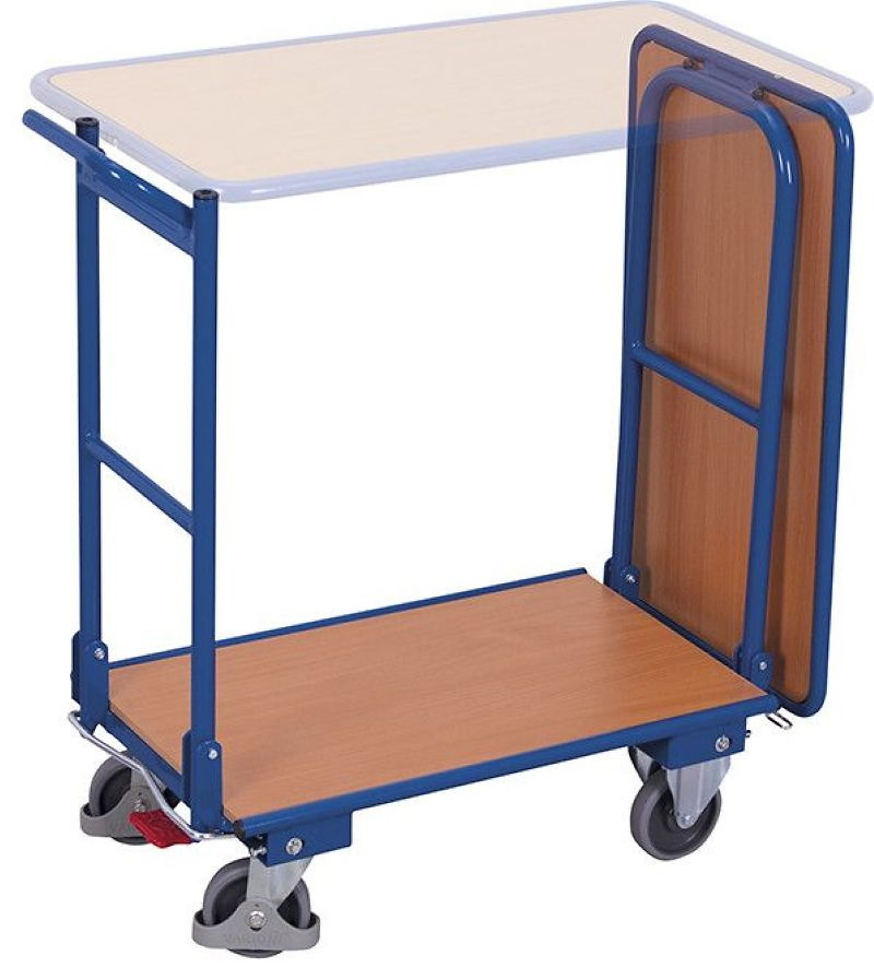 Chariot plate-forme avec 2 &eacute;tages