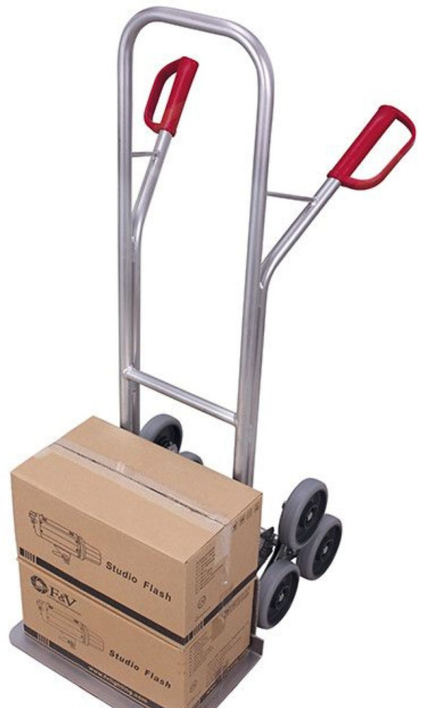 Aluminium Treppenkarre, 2 dreiarmige Radsterne