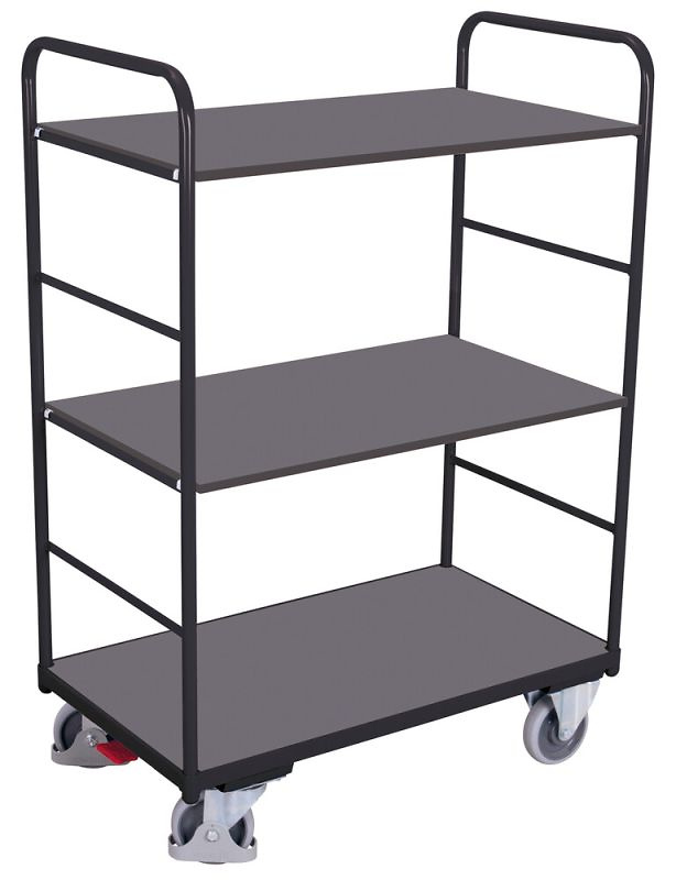 Hoher Etagenwagen mit 3 B&ouml;den, 850 x 500mm, TF 250 kg