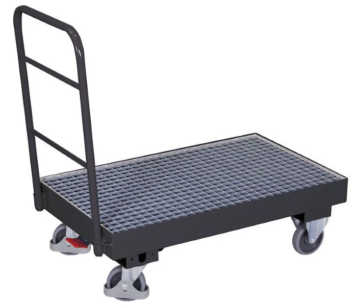 Schiebeb&uuml;gelwagen mit Auffangwanne