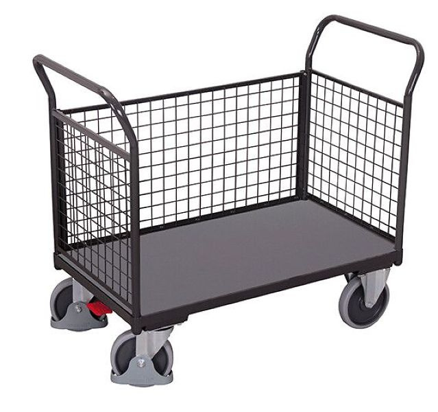 Chariot 3 panneaux grillag&eacute;s