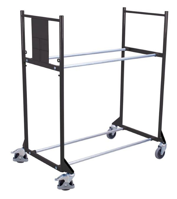 Chariot pour pneus avec 2 &eacute;tages poids 33,5 kg, capacit&eacute; 300 kg