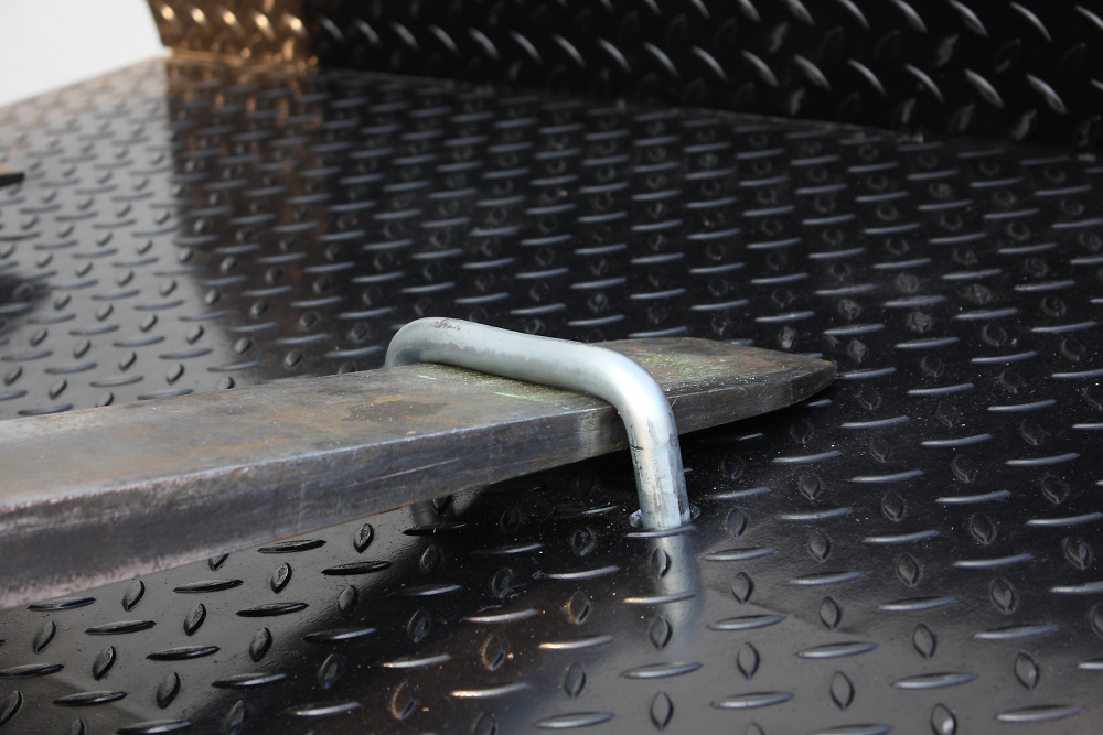 Auffahrrampe mit beweglicher Lippe