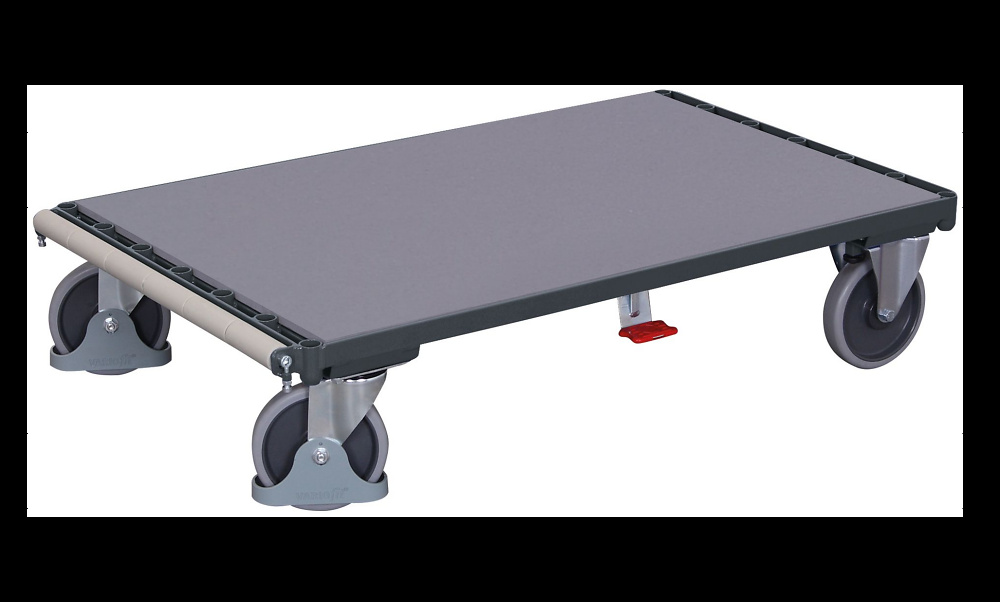 Plattenwagen ohne B&uuml;gel, Holzplattform,