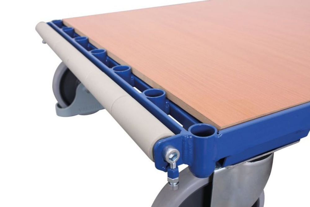 Plattenwagen ohne B&uuml;gel, Holzplattform,