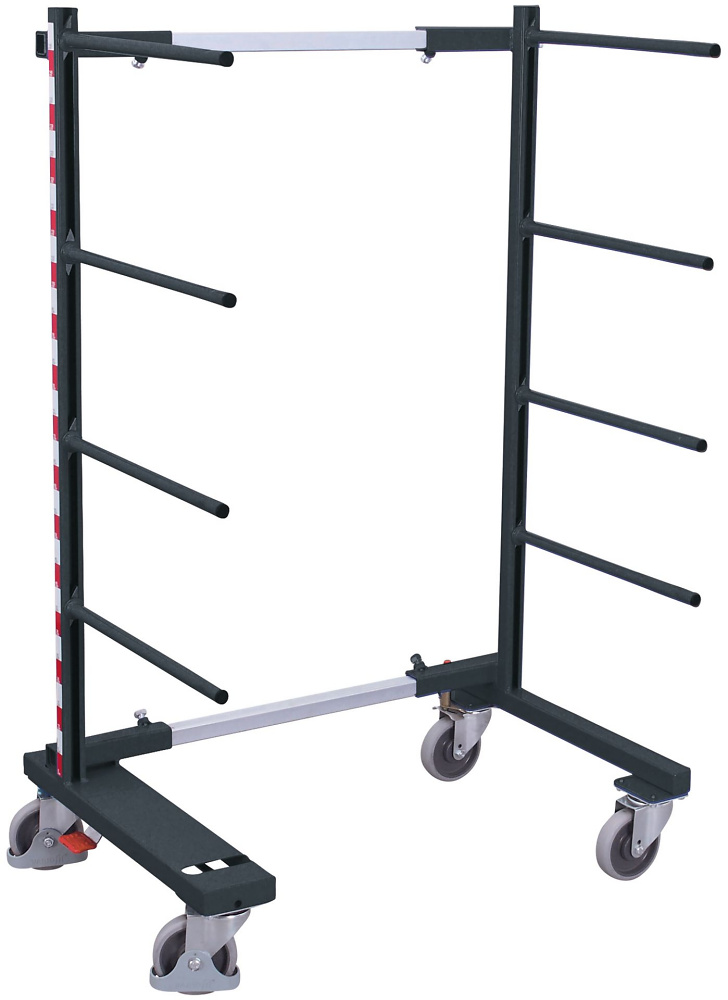 Tragarmwagen einseitig, mit 2 Pfosten, Tragkraft 400 kg